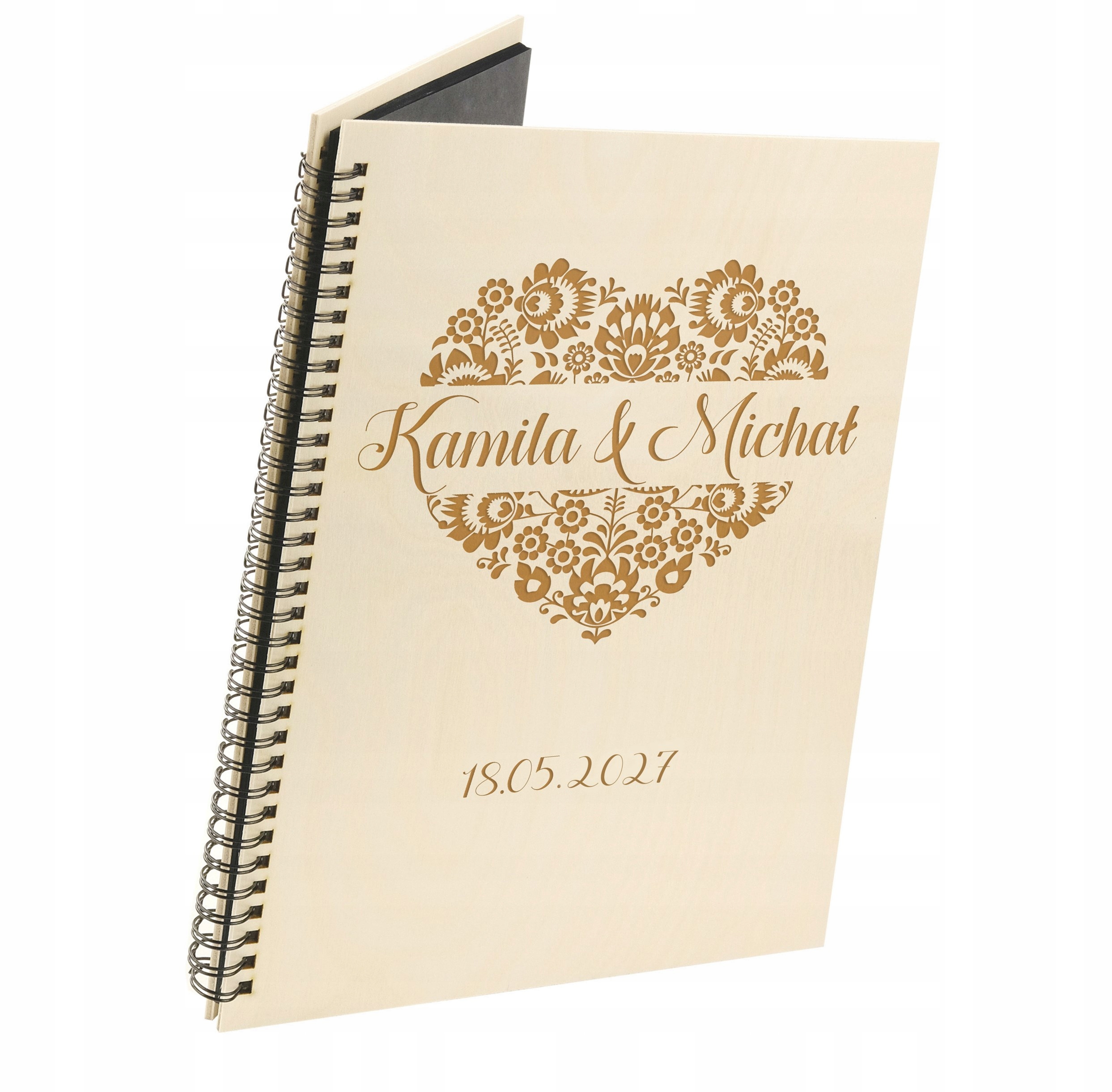 ALBUM ZE ZDJĘCIAMI PERSONALIZOWANY DLA MAMY TATY PAMIĄTKA ŚLUBNA