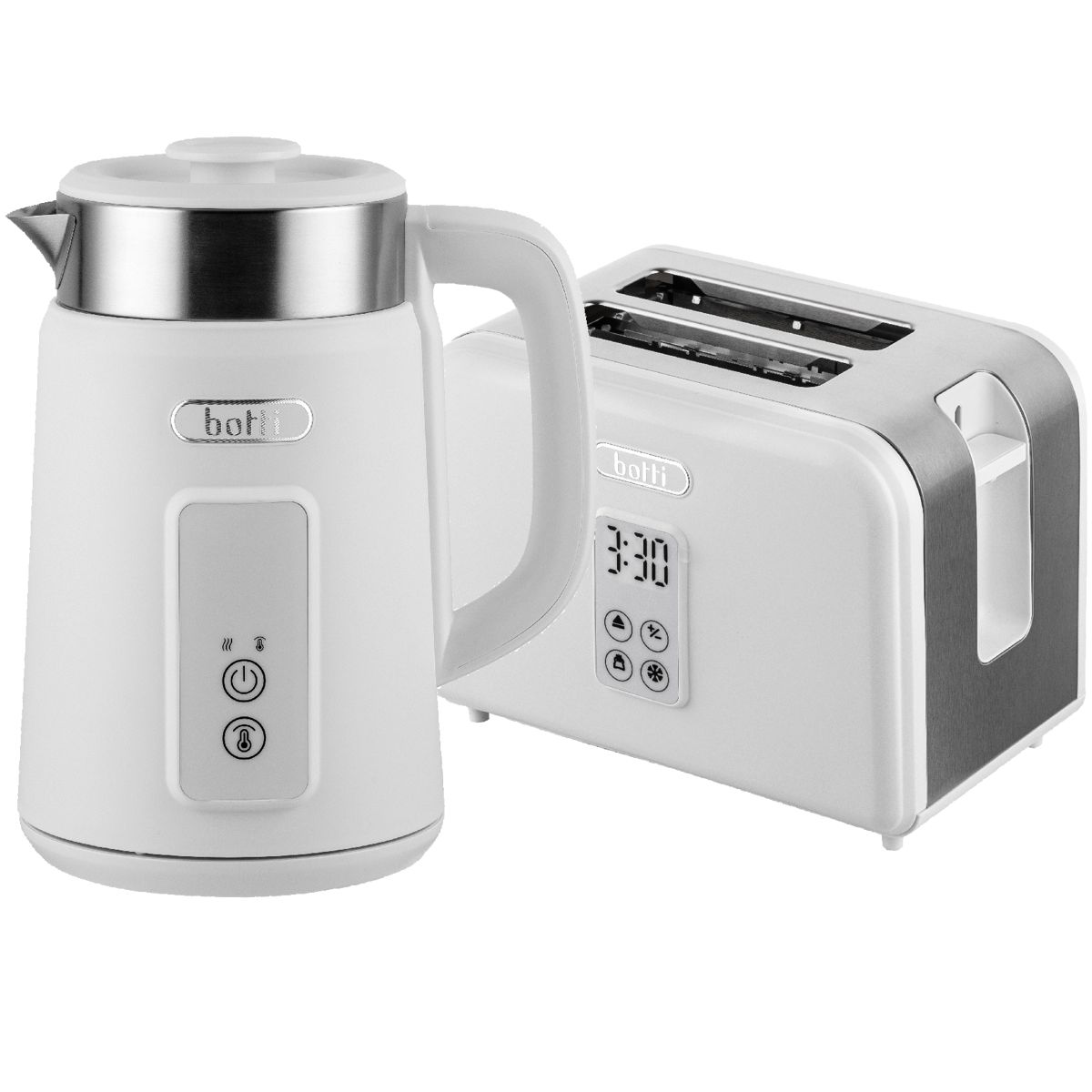 Sada Bezdrôtová Kanvica 1,5 L Automatický Hriankovač, Biela Farba