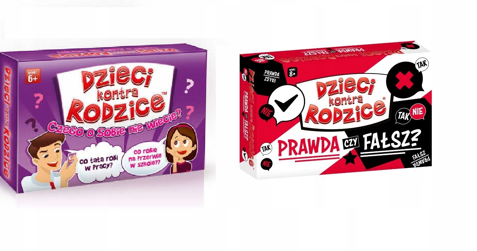 

Zestaw 2W1 Dzieci Kontra Rodzice Prawda Czy Fałsz