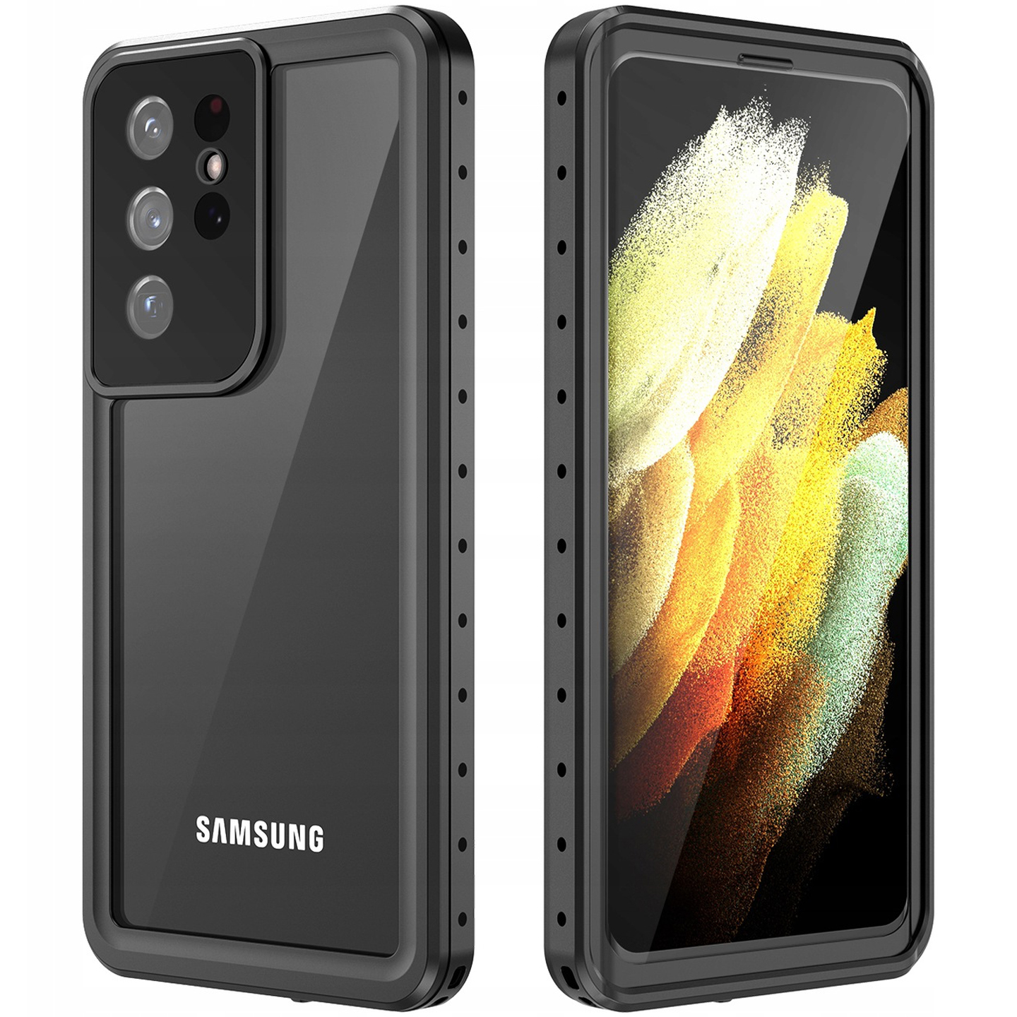 

Etui Pancerne 360° Wodoodporne Do Galaxy S21 Ultra