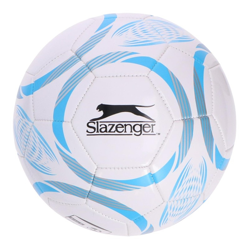 Slazenger Piłka Nożna Treningowa 32 Panele R.5 Biało Niebieska