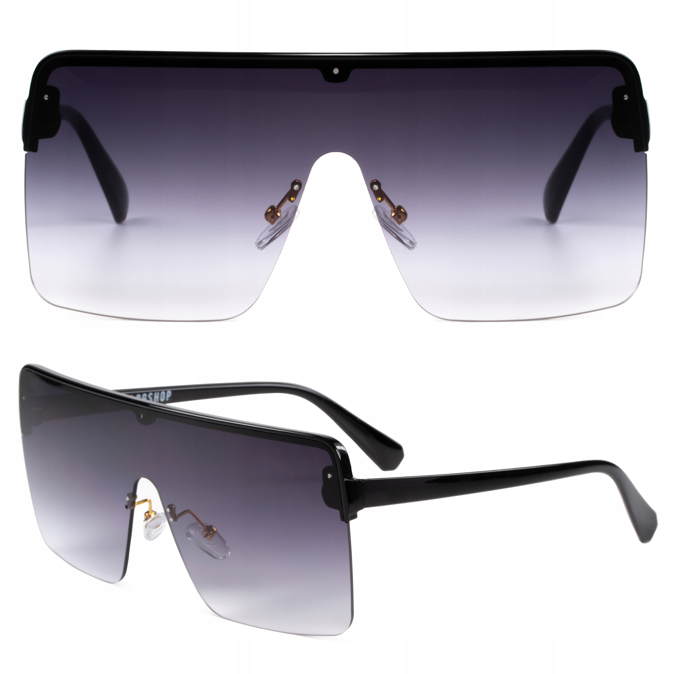 

Duże Okulary Damskie Oversize Stylowe Kwadratowe