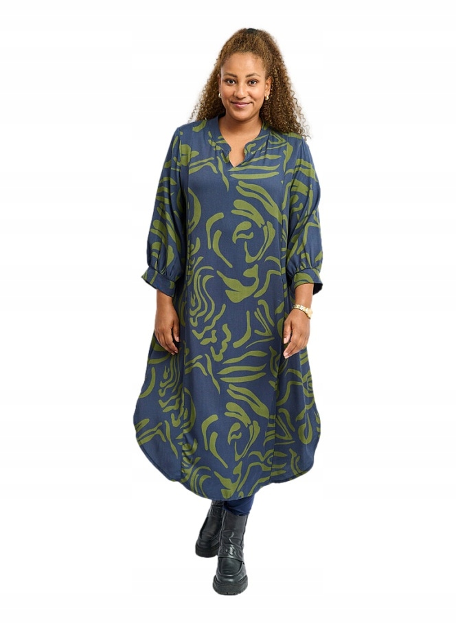 Pont Neuf Tmavě Modrá Šaty Vzor V293 44