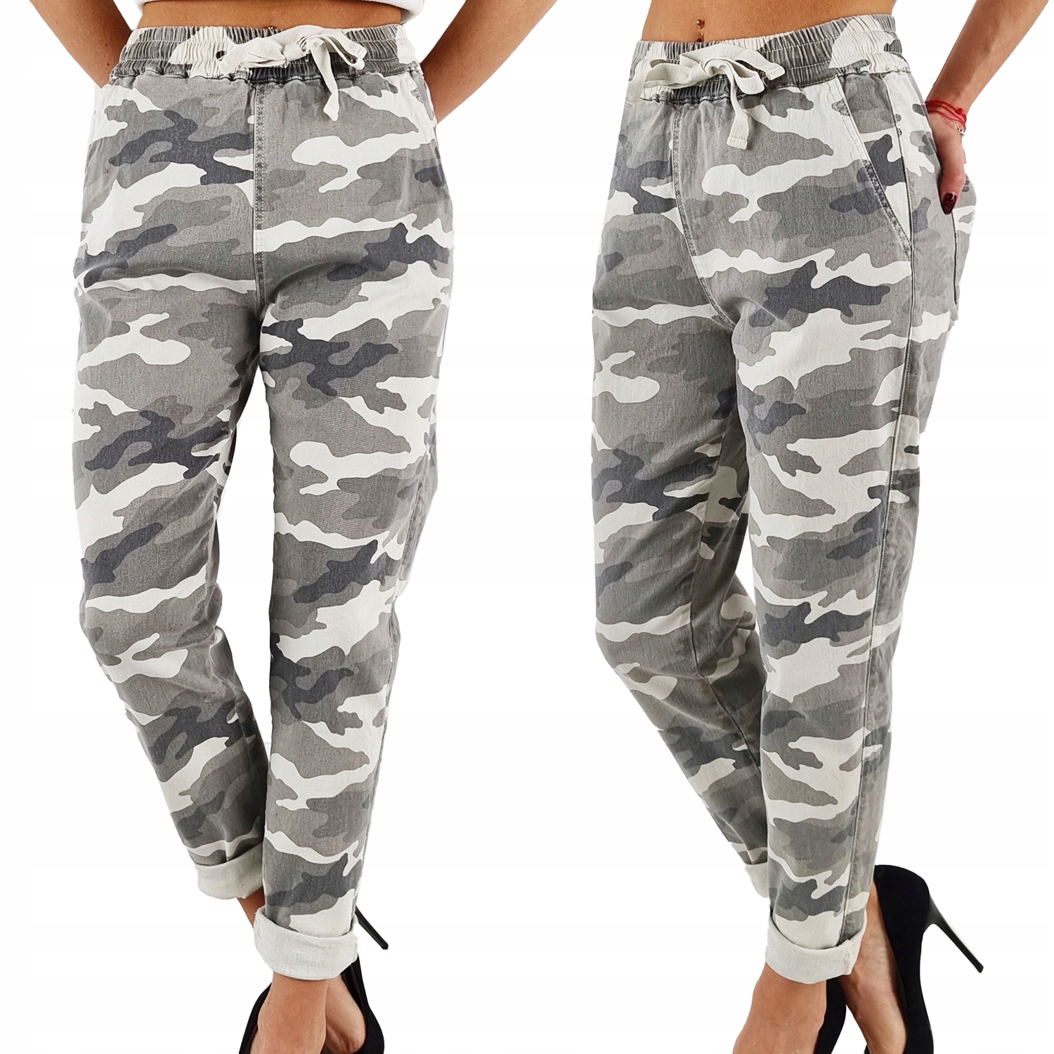 Damski Spodnie Młodzieżowe Bojówki Cargo V