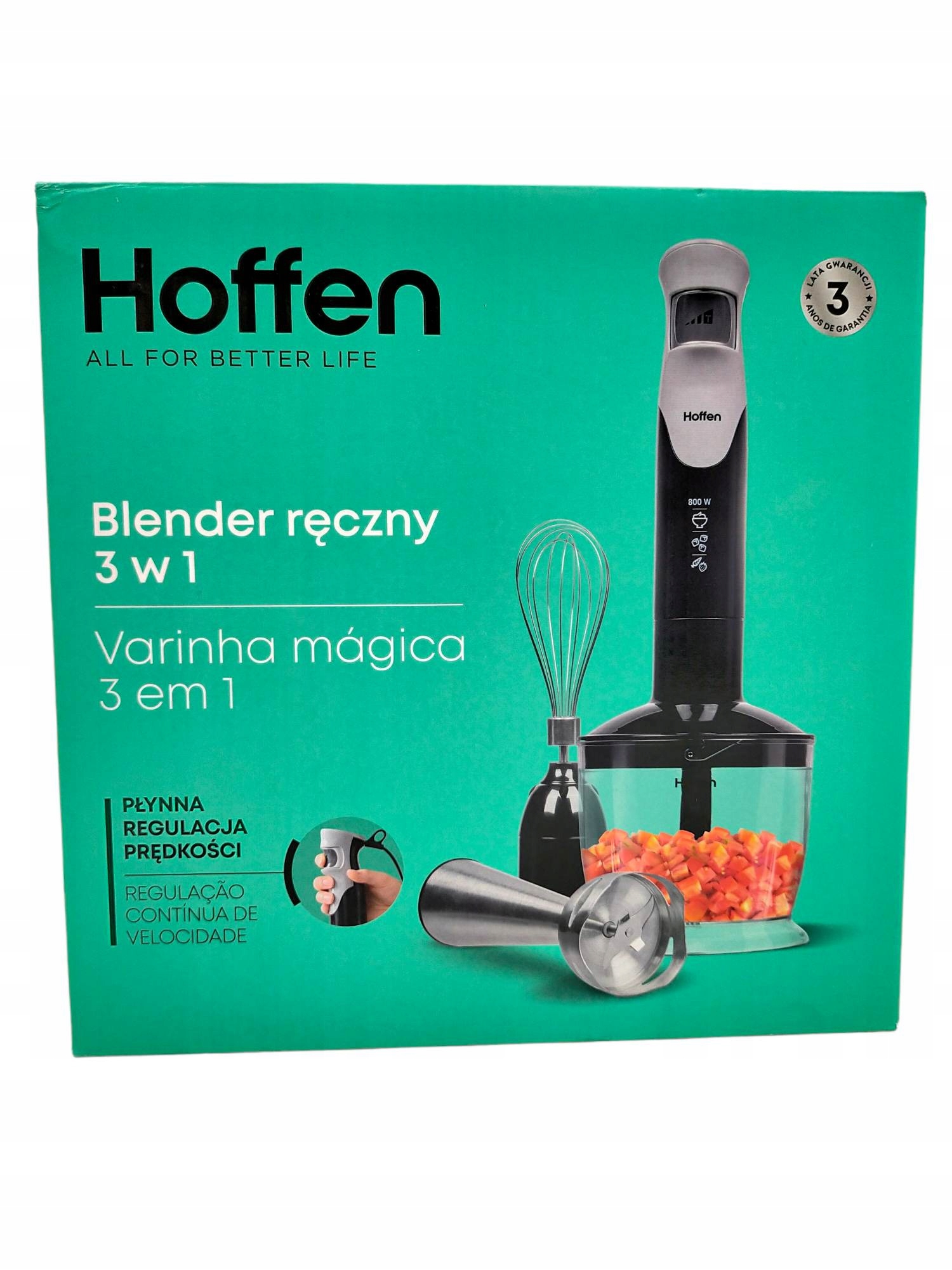 

Blender ręczny Hoffen HB-3053 800 W czarny