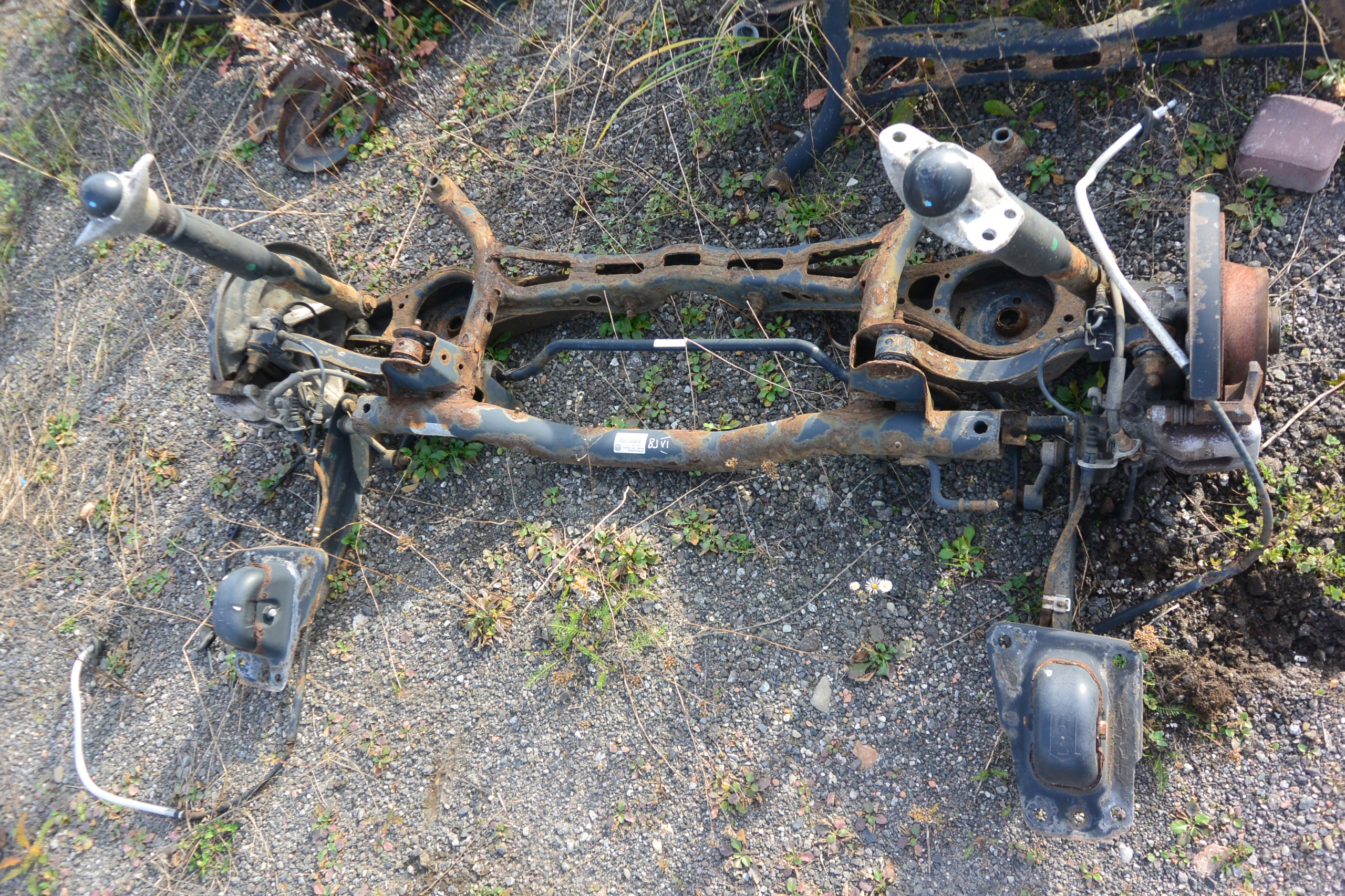 sususpension subframe axle beam rear part AUDI TT 8J KOMPET