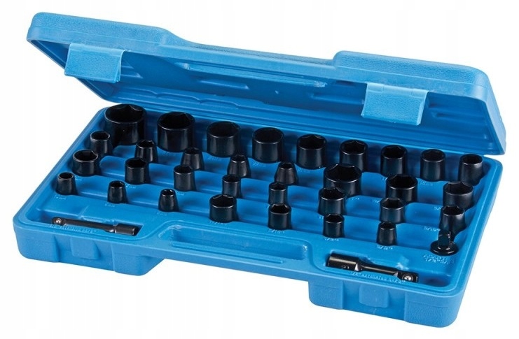 Zestaw nasadek udarowych 35 elementów SILVERLINE