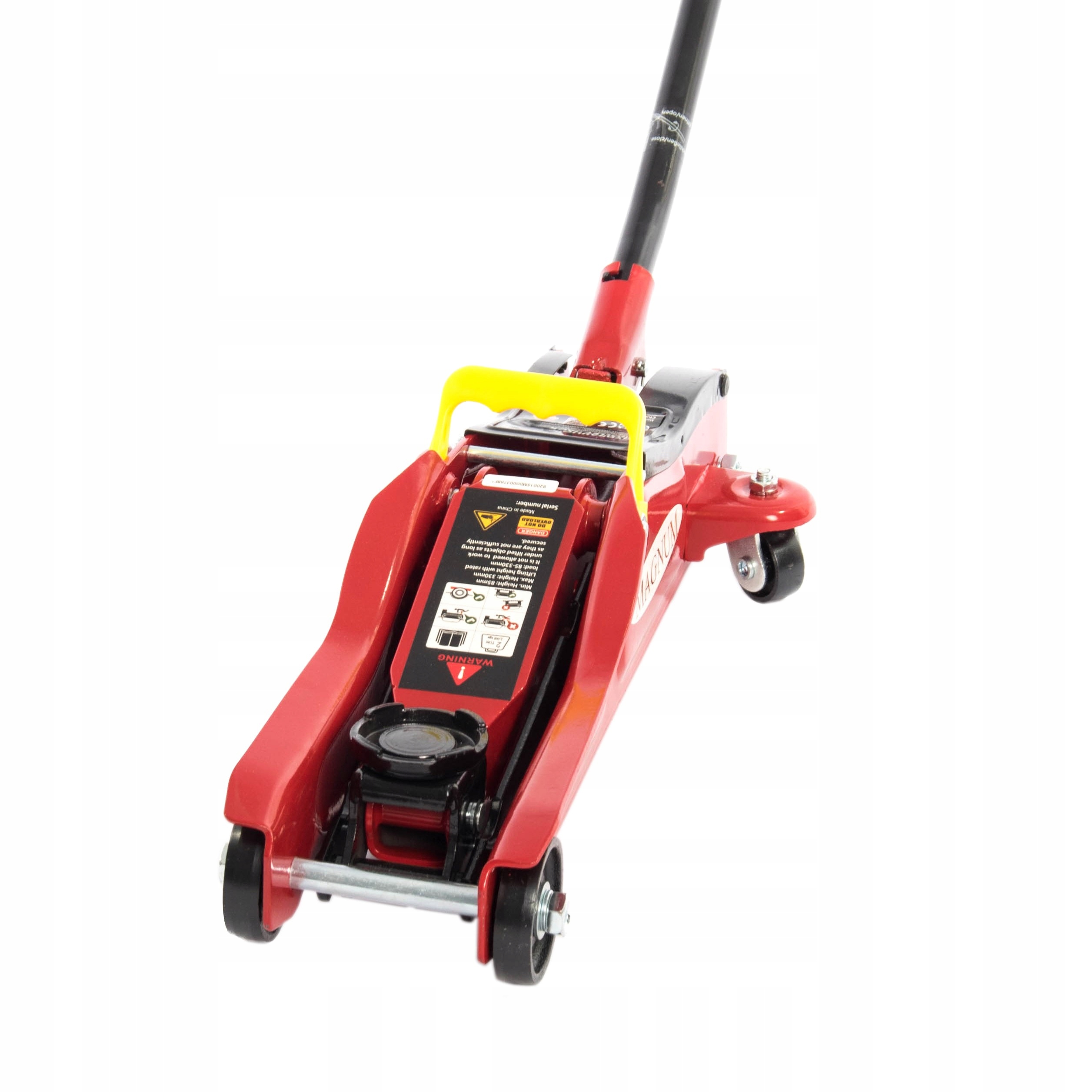 PODNOŚNIK SAMOCHODOWY HYDRAULICZNY LEWAREK ŻABA 2 TONY MAGNUM TA82001 Minimalna wysokość podnoszenia 85 mm