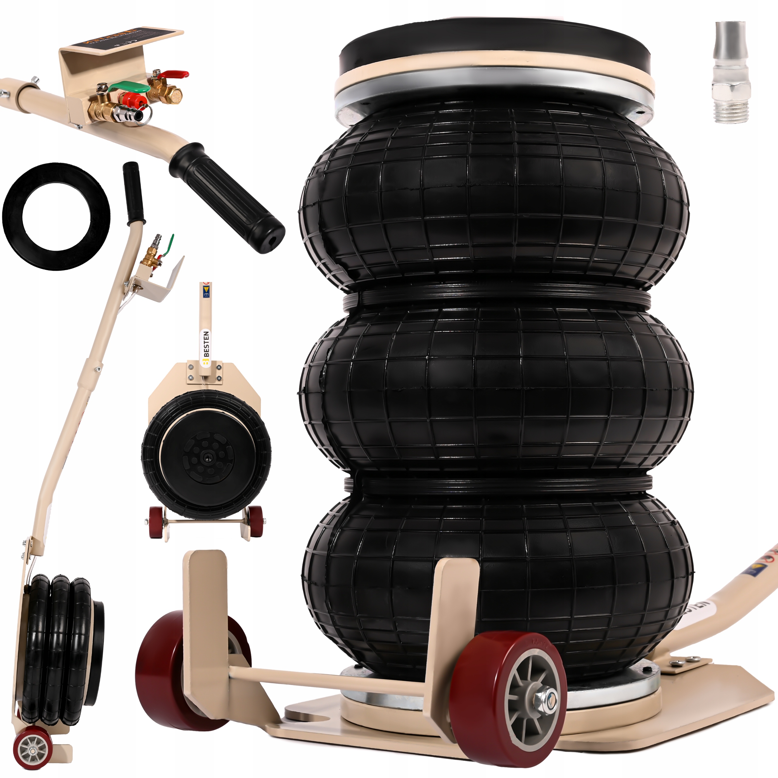 Hever Polštářový Zvedák Pneumatický Automobilový Polštářový Polštář 3,5 T Žába