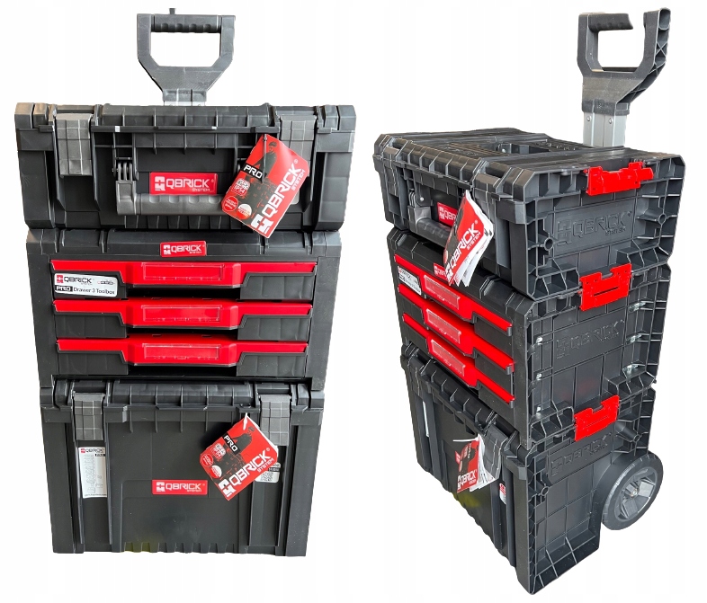 Qbrick System Pro QB-PRO-SET-1 Cart Toolbox and Tool Case Set 1