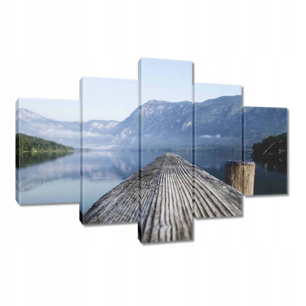 Nástenné hodiny 150x105 Horský výhľad