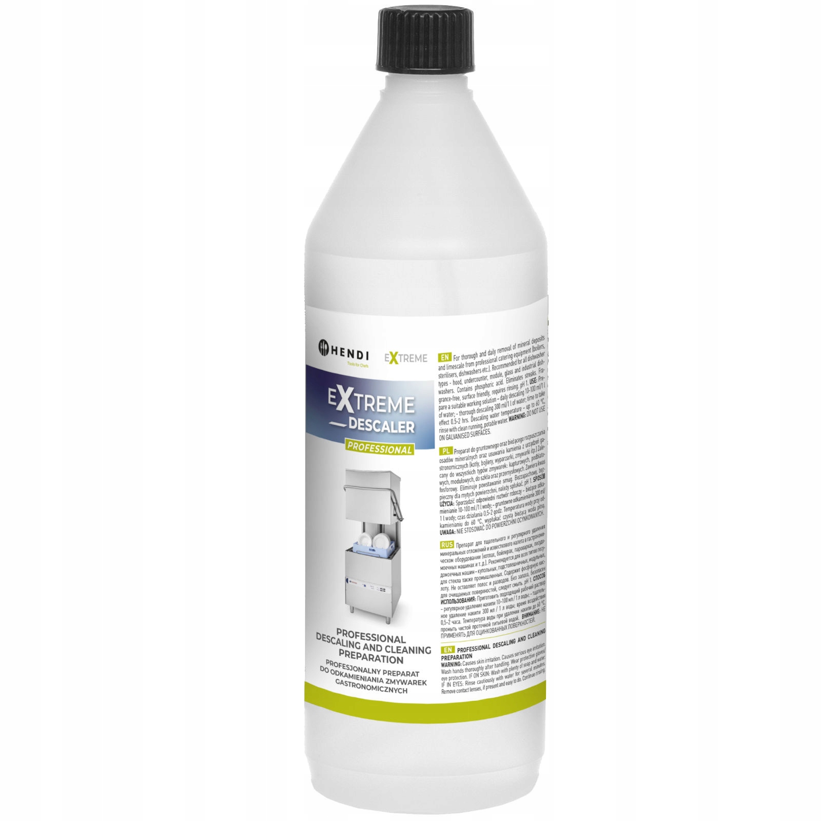 Levně Tekutý odvápňovač pro kuchyňské spotřebiče Hendi 1 l
