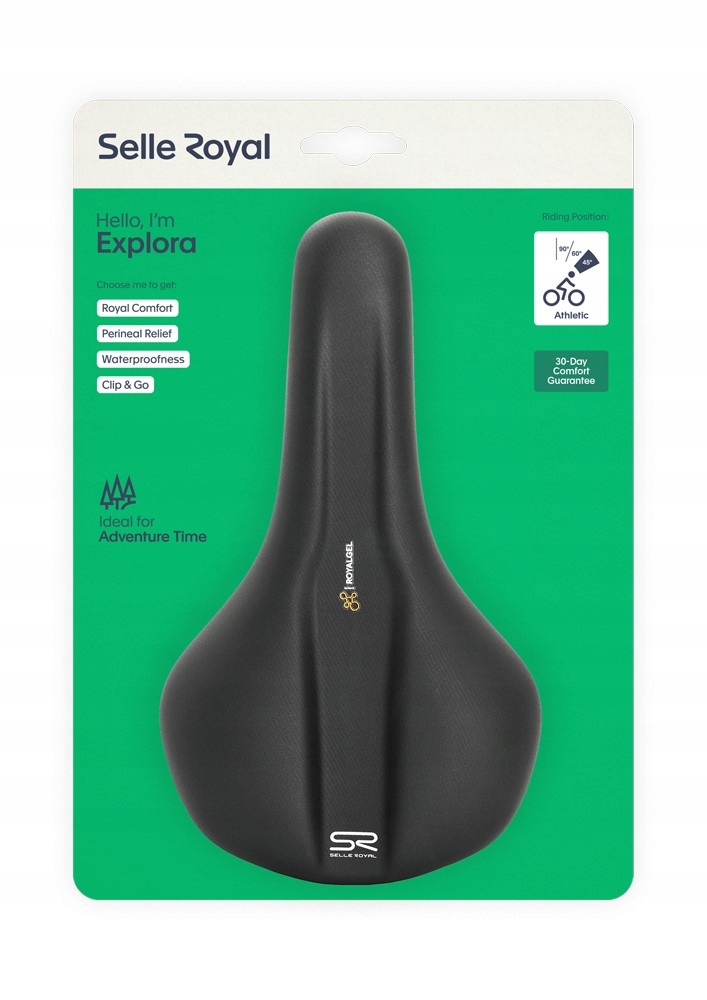 Siodło rowerowe SELLEROYAL EXPLORA ATHLETIC żelowe