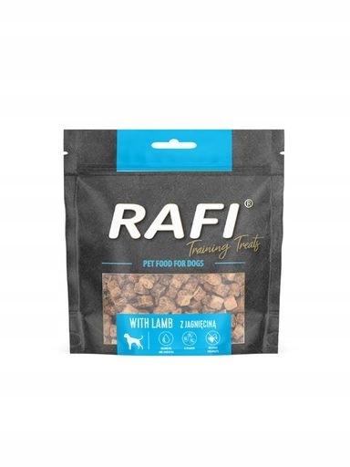 5 x Rafi Training Treats Tréninkové pamlsky s jehněčím masem pro psa 130 g