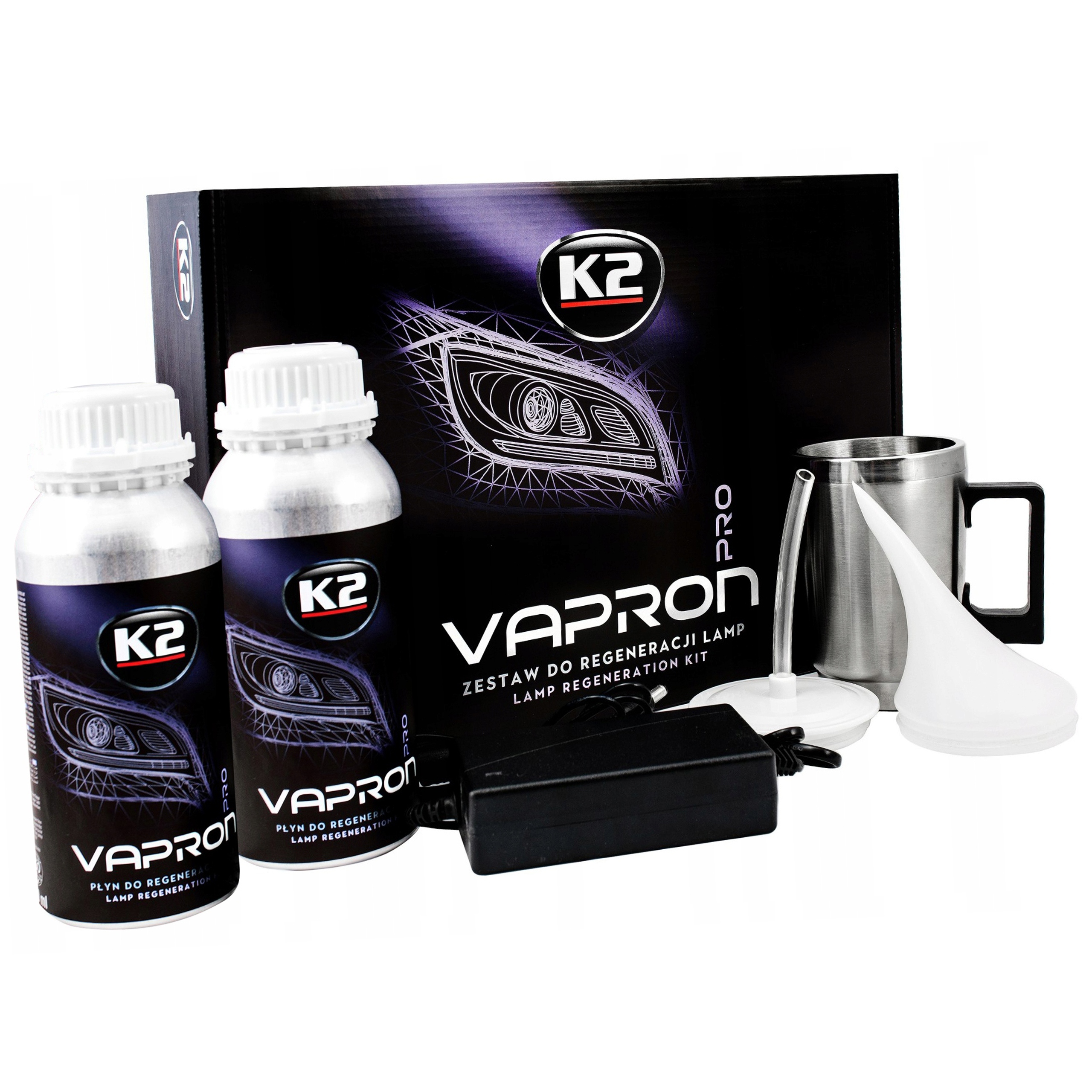 K2 VAPRON DO REGENRACJI LAMP + PŁYN DO CZAJNIKA