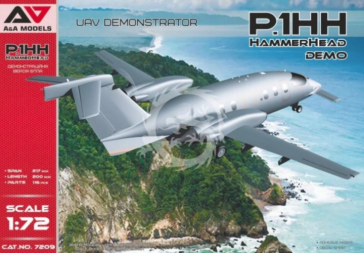 P1.HH Hammerhead Uav Demostrator A&a Models 7209 měřítko1/72