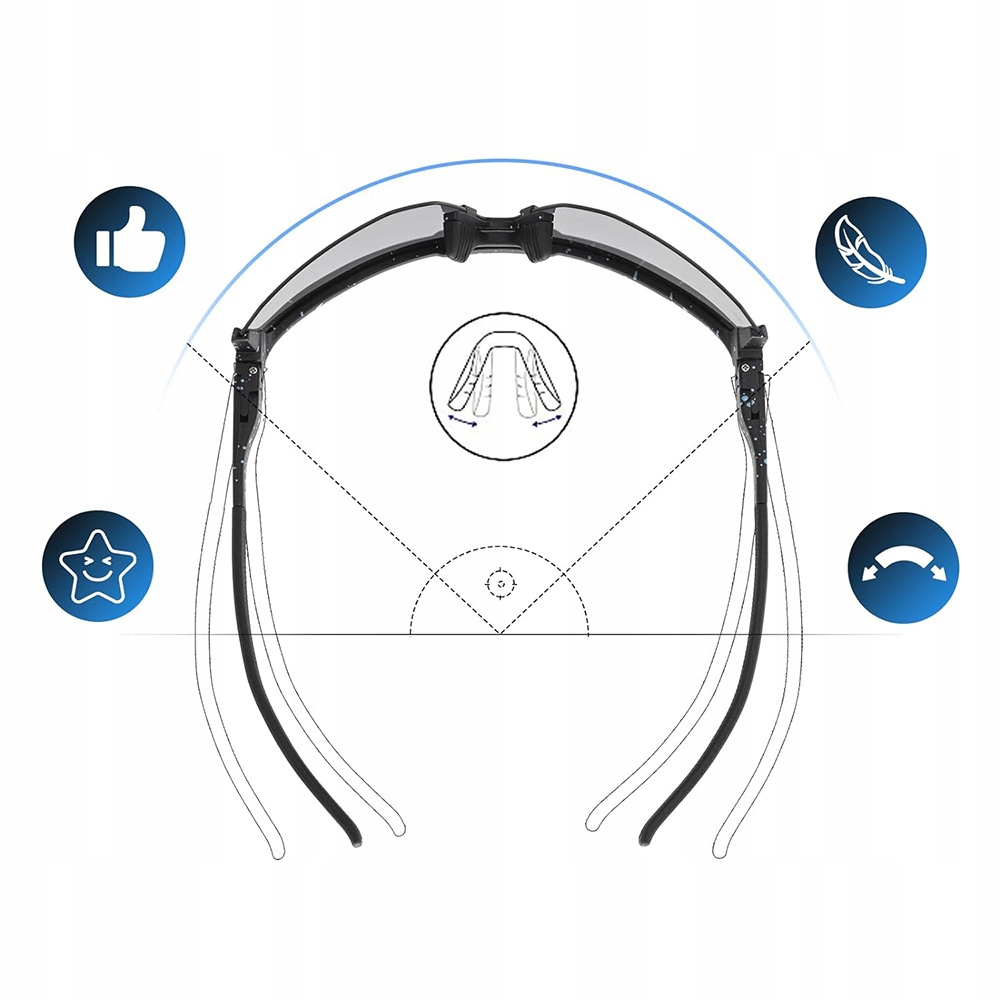 ROCKBROS OKULARY ROWEROWE SPORTOWE NA ROWER POLARYZACYJNE UV400 POLARYZACJA Rodzaj okulary rowerowe