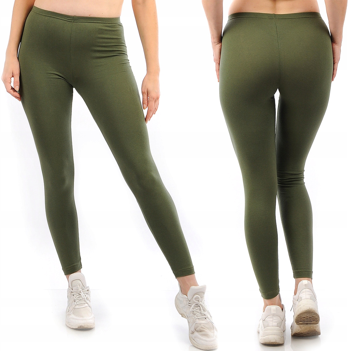 

Legginsy Polskie Getry Bawełniane Khaki XXXXL 48