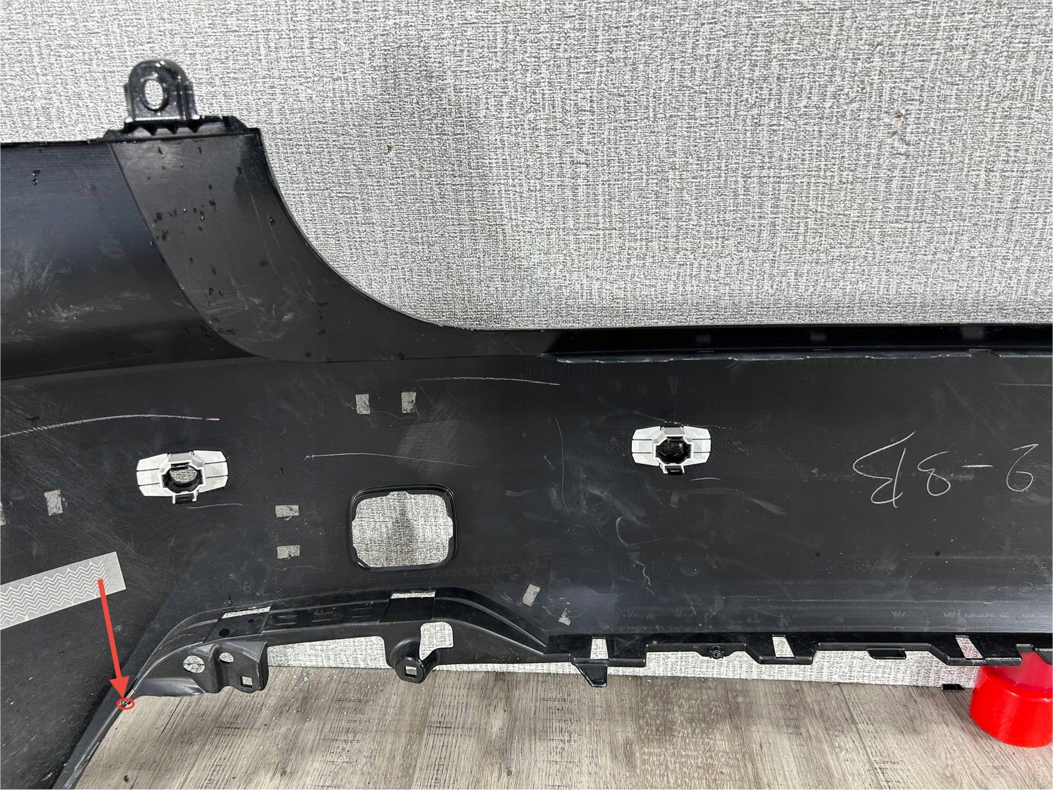LEXUS LS V 2017-> bumper rear part 52159-50221