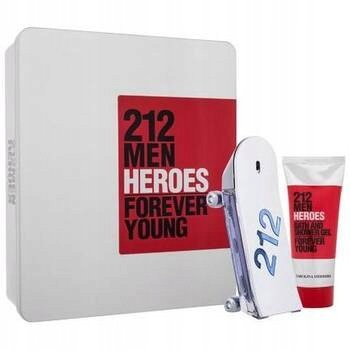 Carolina Herrera 212 Men Heroes Dárková sada toaletní voda 90 ml a sprchový gel 100 ml