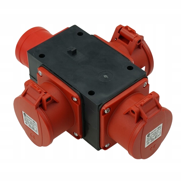 Rozvaděč Přenosný Silový Rozbočovač 3 X 400V 16A/5P Vstup 16A IP44