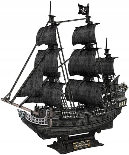 

Puzzle 3D statek zemsta królowej Anny piracki