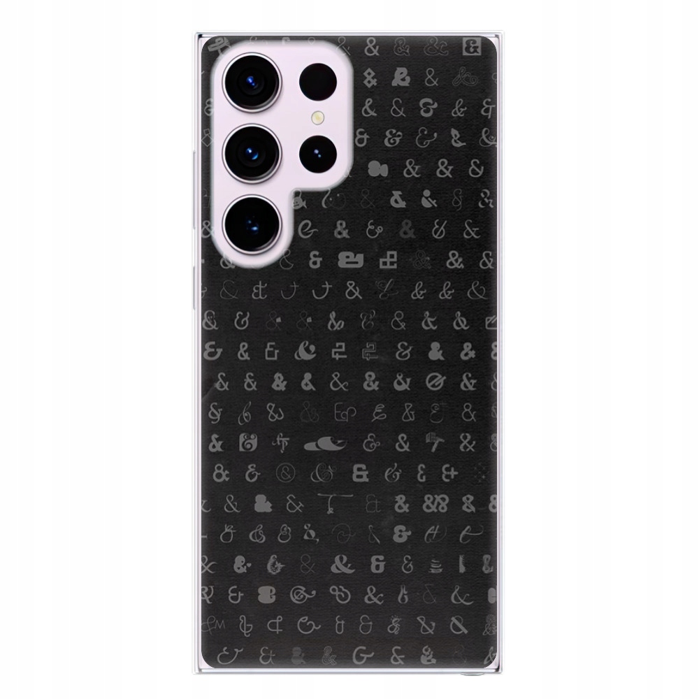 Silikonowe etui iSaprio Ampersand 01 do Samsung Galaxy S23 Ultra