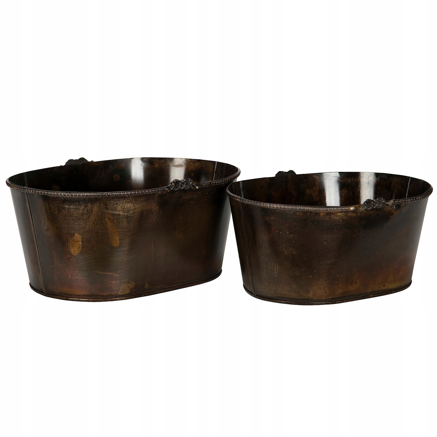 Květináč Loft Na Balkon Terasa Parapet Květiny Do Bonsaje Miska Obal 3 ks