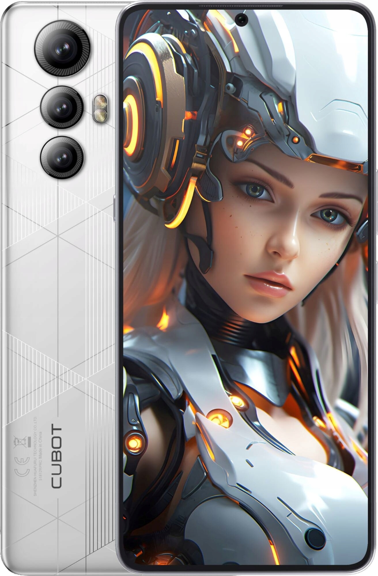 Smartfón Cubot Max 5 5G 12/256GB 6.95" 144Hz Biely