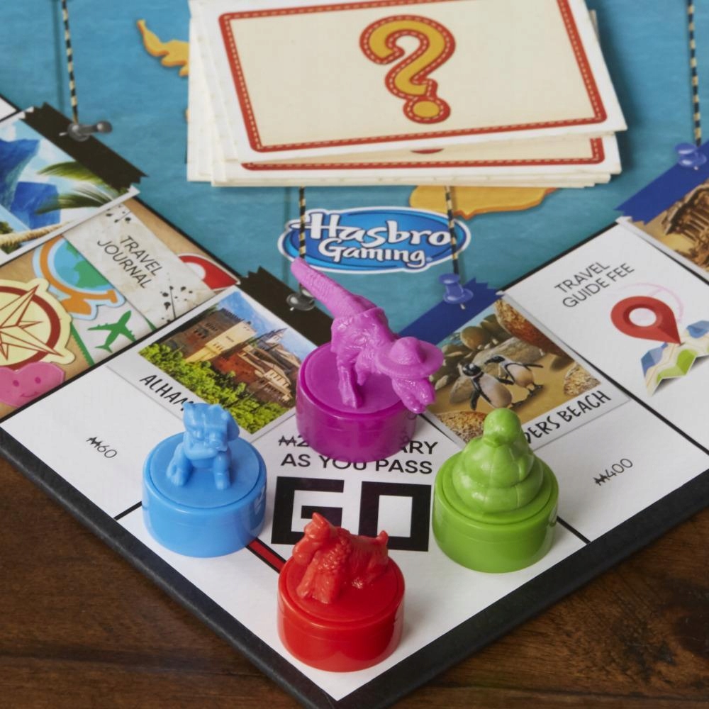 MONOPOLY CLASSIC GRA PLANSZOWA ORYGINALNA KLASYCZNA PODRÓŻ DOOKOŁA ŚWIATA Projektant Marc André