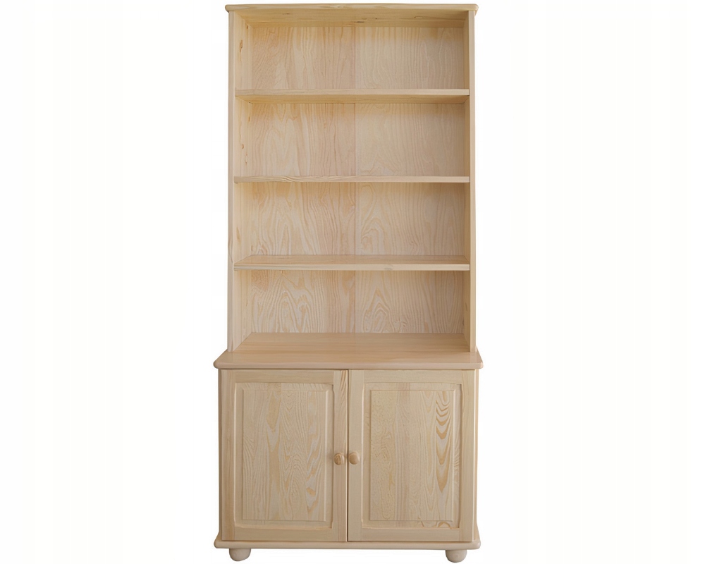REGAŁ SOSNOWY NA KSIĄŻKI DREWNIANY BIBLIOTECZKA Wysokość mebla 190 cm