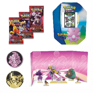 Zestaw Pokemon dla Dziewczynki 3xBooster Destined Rivals Figurki