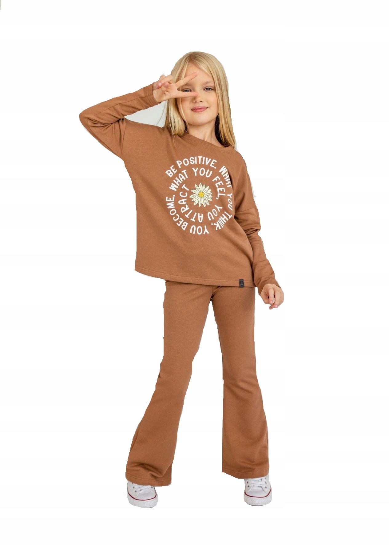 

Bluza Be Positive camel All For Kids 152/158