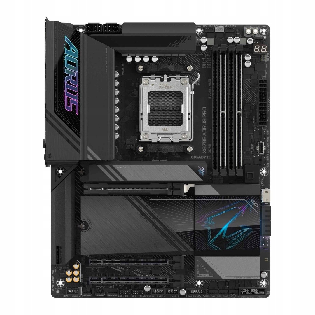 Doska Gigabyte X870E Aorus Pro /amd X870/DDR5/SATA3/M.2/ USB4/PCIe5.0/WiFi/
