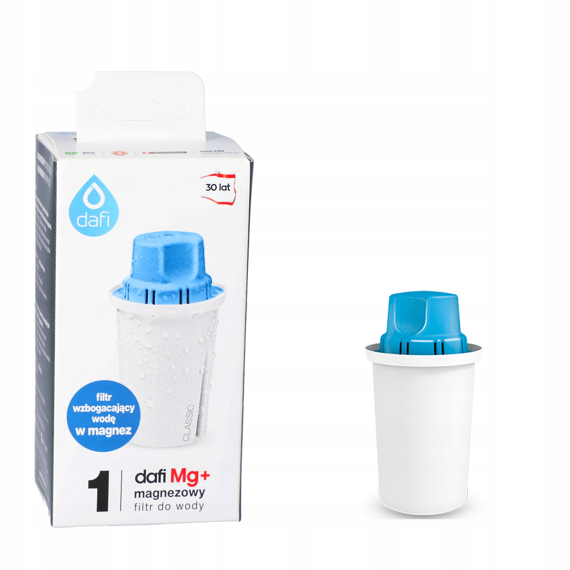

Filtr Wkład Dafi Classic Mg+ do Brita Standard x20