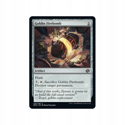 Mtg 4x Goblin Firebomb