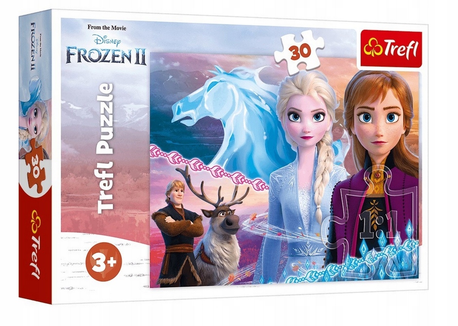 

Puzzle 30 Odwaga Sióstr Frozen Kraina Lodu Trefl