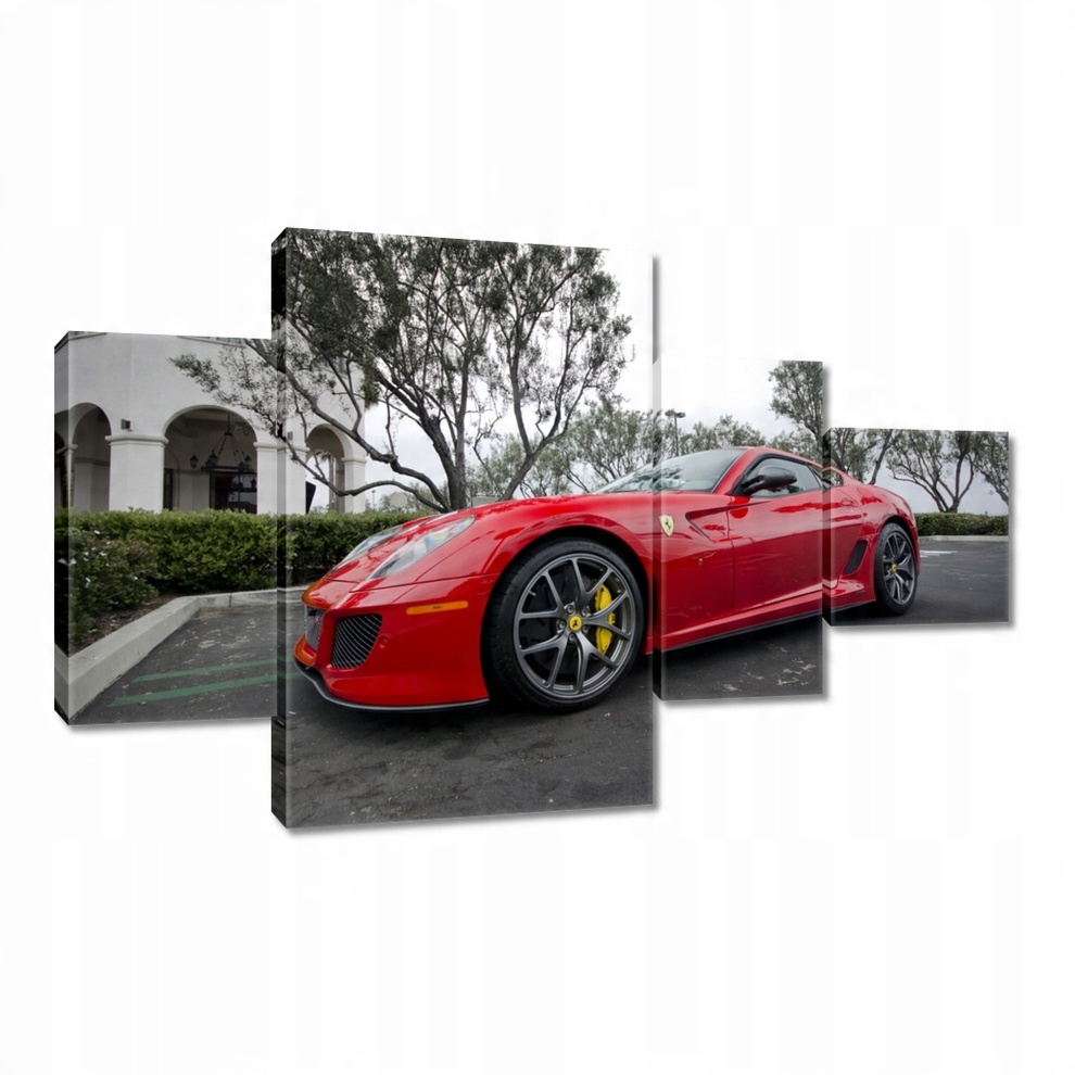 

Obrazy 130x80 Czerwony samochód Ferrari