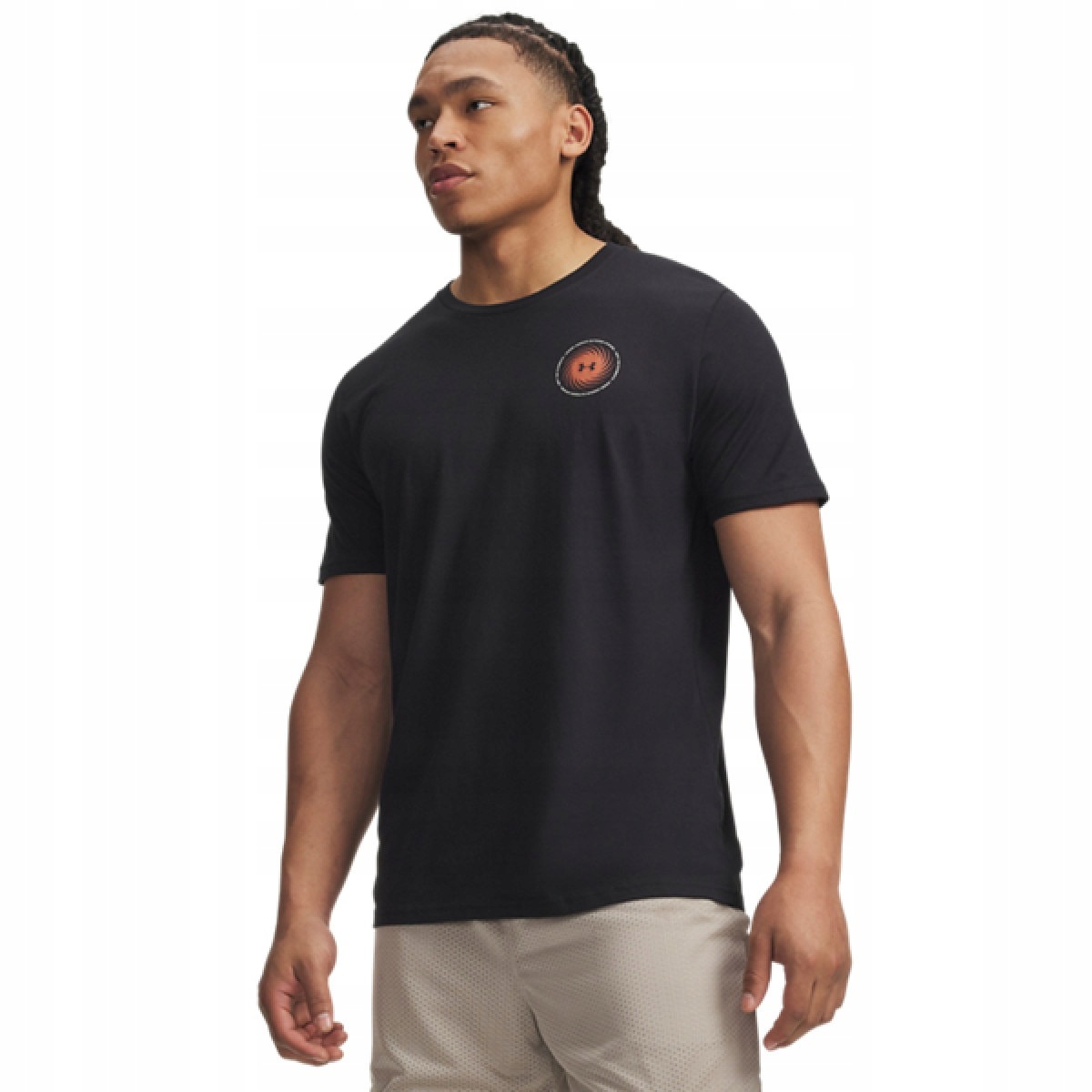 Męski t-shirt z nadrukiem Under Armour Ua Defy The Elements Czarny M
