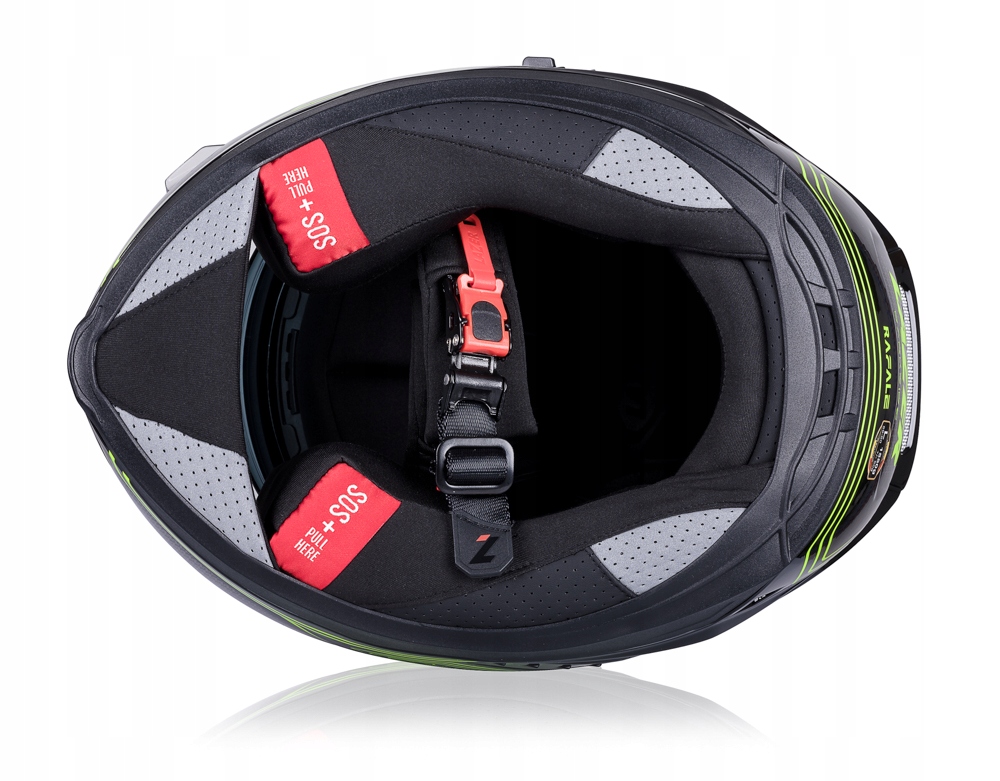 KASK MOTOCYKLOWY LAZER RAFALE DARKSIDE BLENDA S Rodzaj zapięcia mikrometryczne