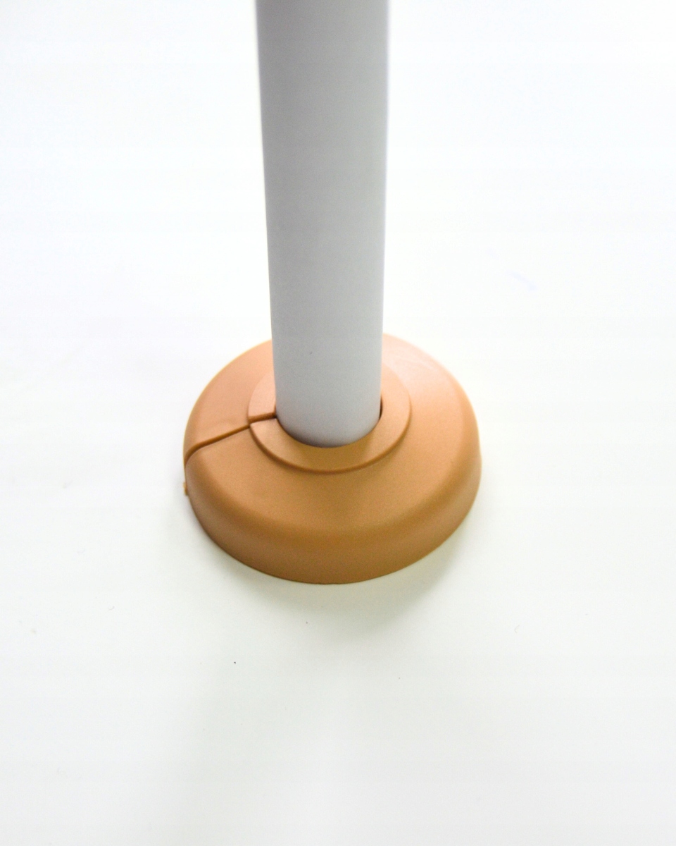 ROZETA MASKUJĄCA MASKOWNICA POJEDYNCZA OSŁONA DO RUR FI 15 BUK/DĄB CIEMNY Marka Prolex