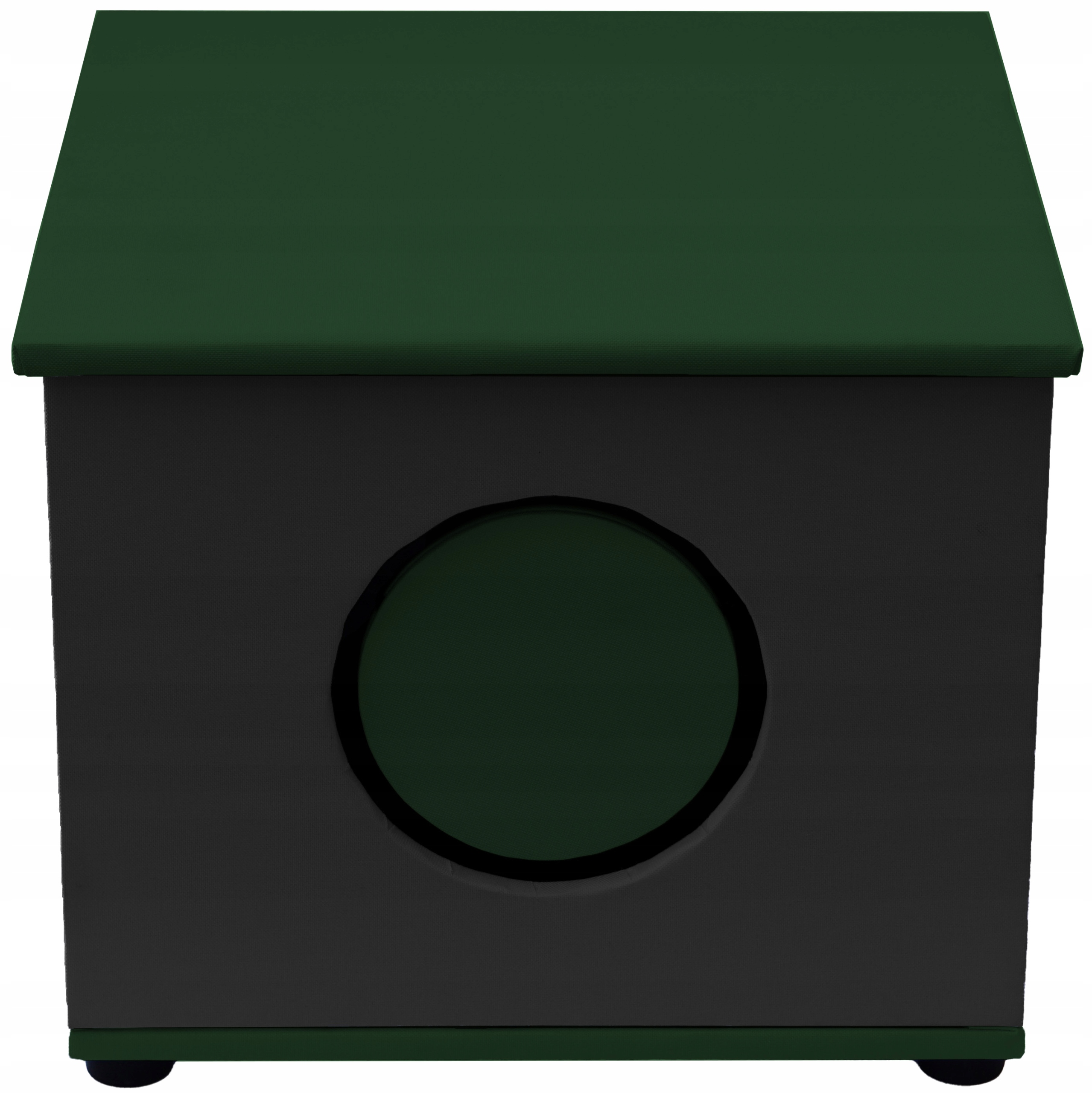 Levně Bouda pro kočky dvojitě zateplená, samočistící, bezúdržbová, Zelená B-grafit