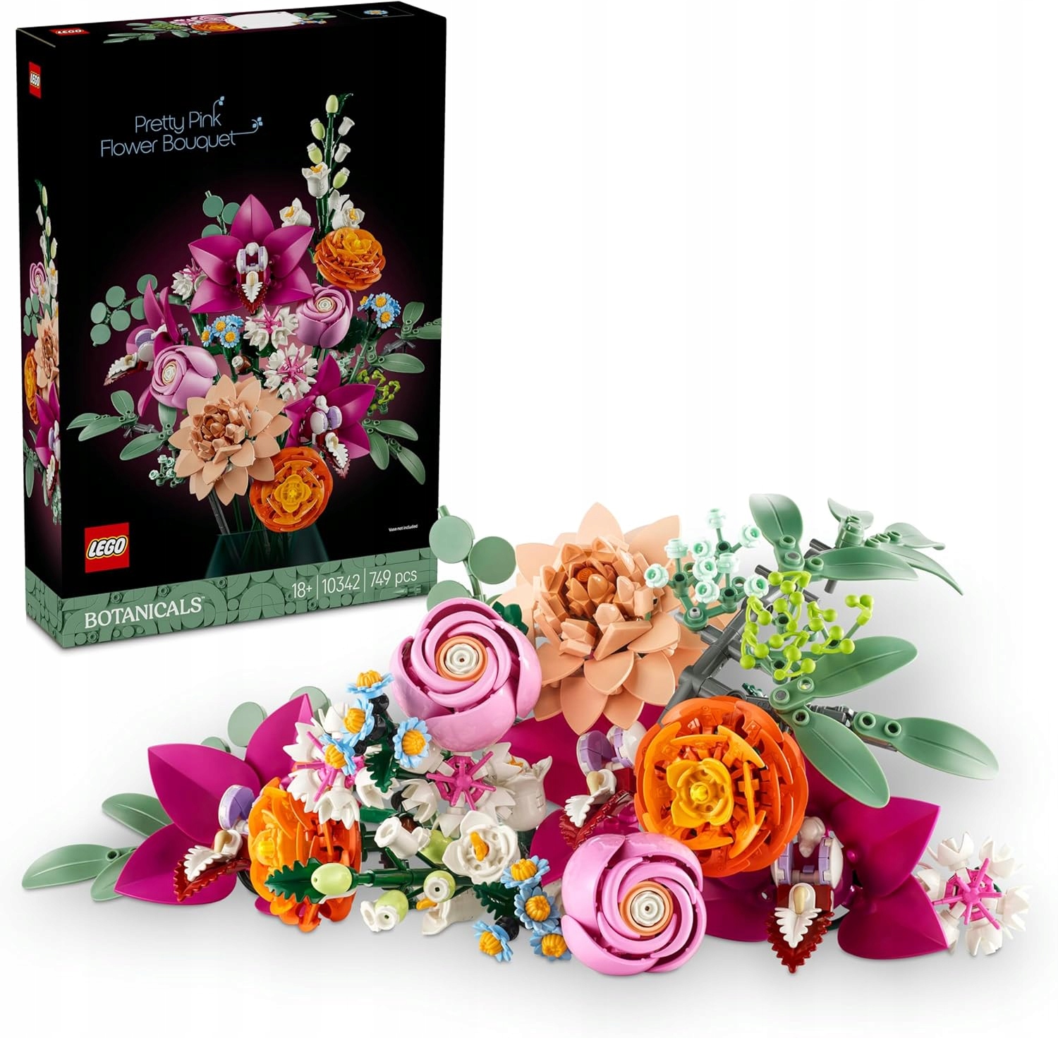 Lego 10342 Botanicals – Kytice květin, Orchideje, Růže, Sedmikrásky