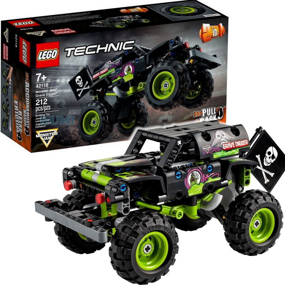

Lego 42118 Monster Jam Grave 2w1 silnik Pb Truck