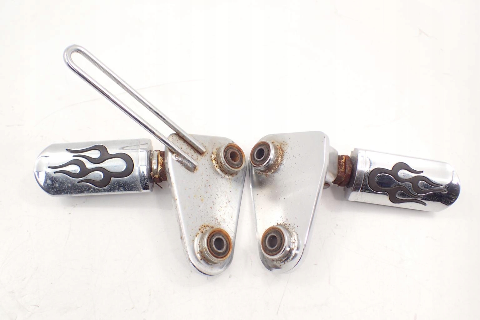 91663 - Комплект для ніг водія Тюнінг Honda VT 750 чорний в