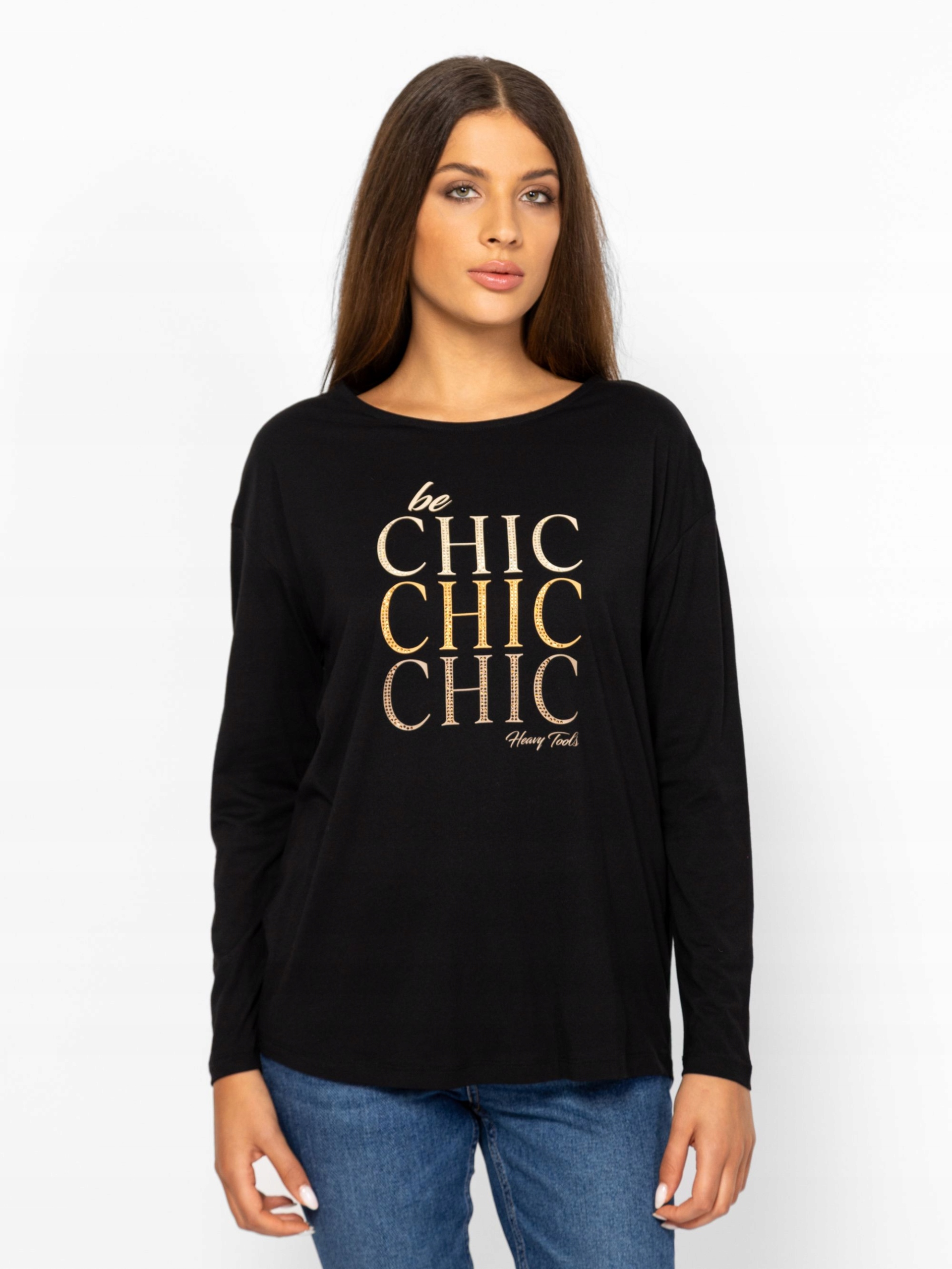 Heavytools Dámská Halenka S Dlouhým Rukávem Carmina Černá XL