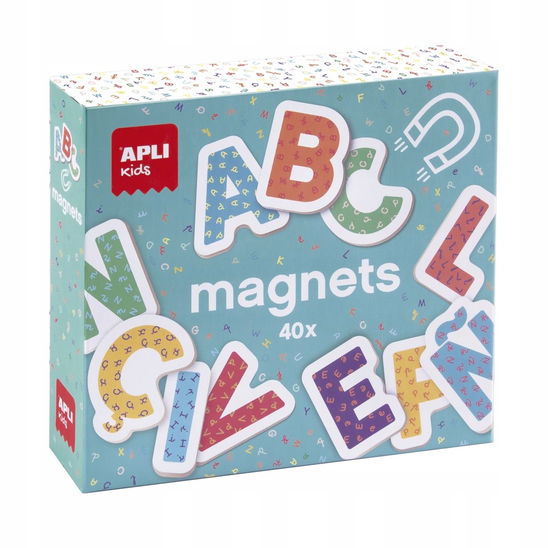 

Apli Kids Magnesy Drewniane Litery Literki