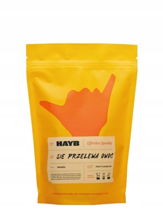 Hayb Sie Przelewa Owoc Coffee Arabica Kawa Ziarnista 500 G