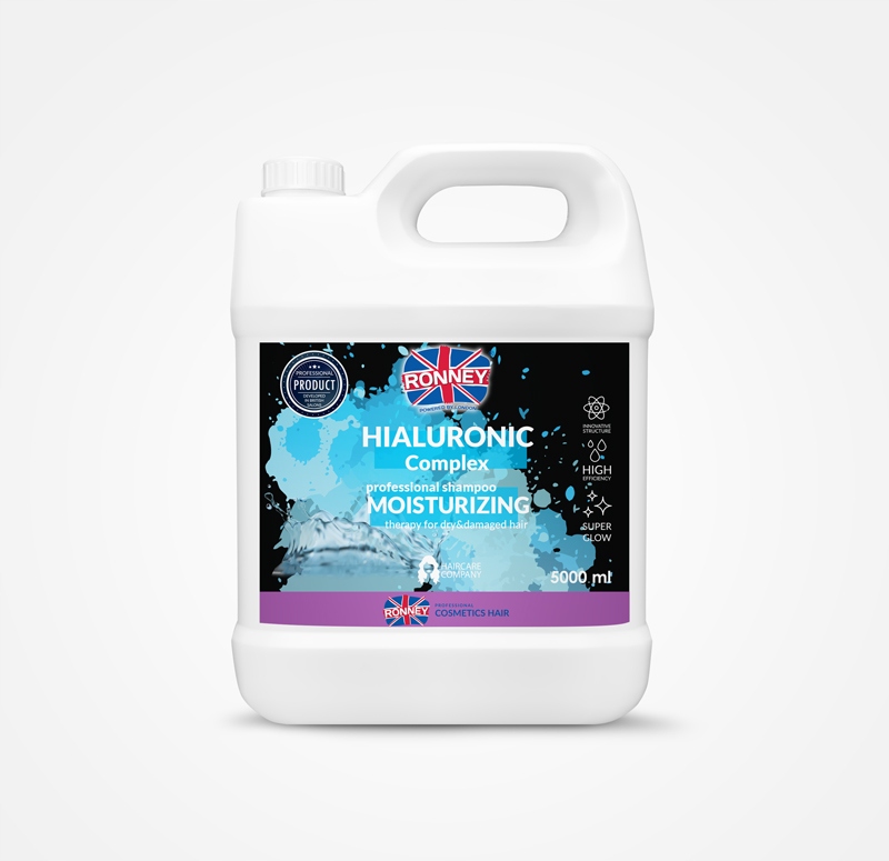 RONNEY SZAMPON DO WŁOSÓW NAWILŻAJĄCY HIALURONIC 5L