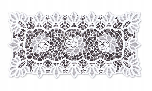

Bieżnik serwetka biała żakardowa 40x80cm 20254